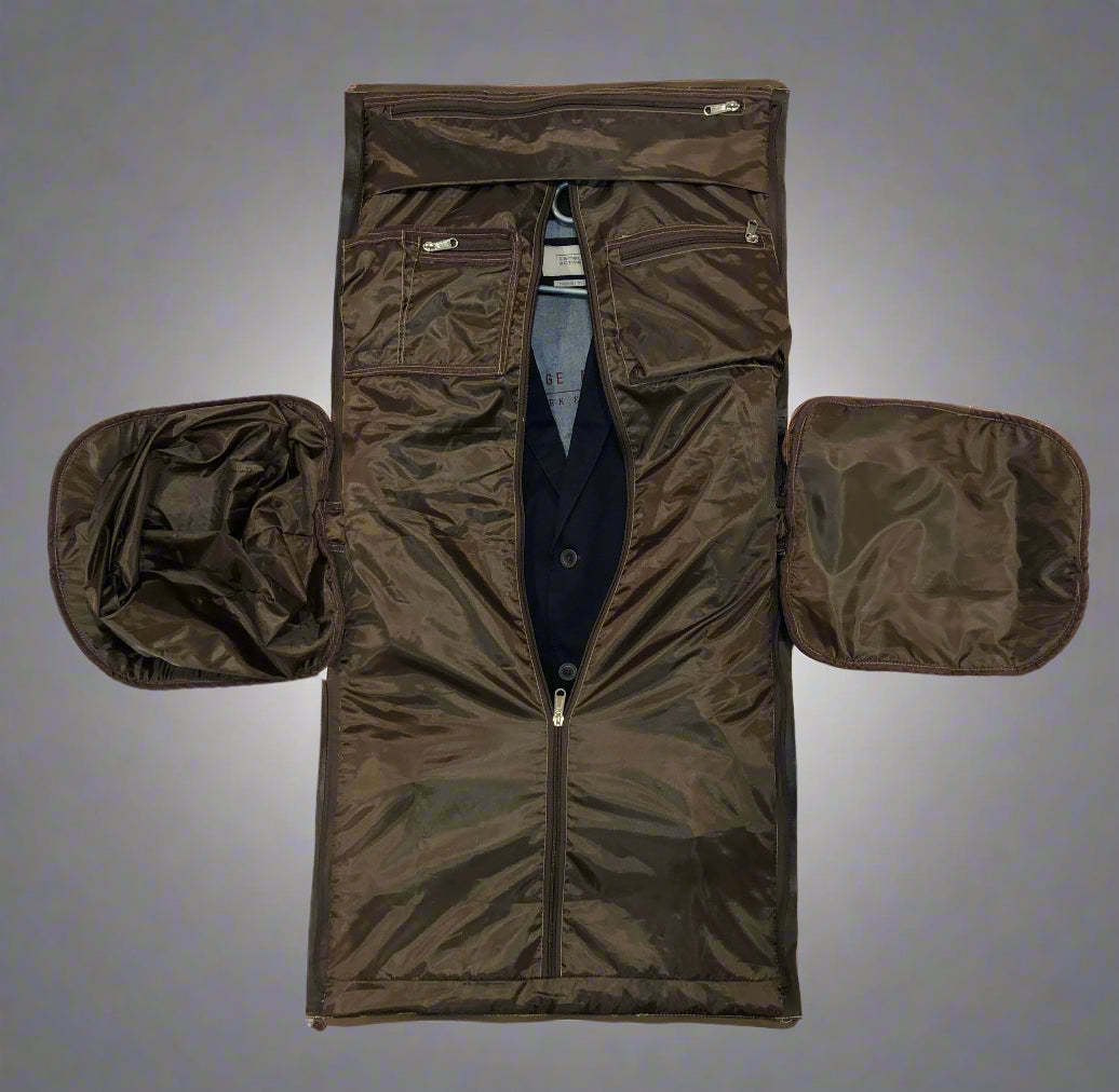 Multi-Function Leather Travelling Bag (coffee brown) 