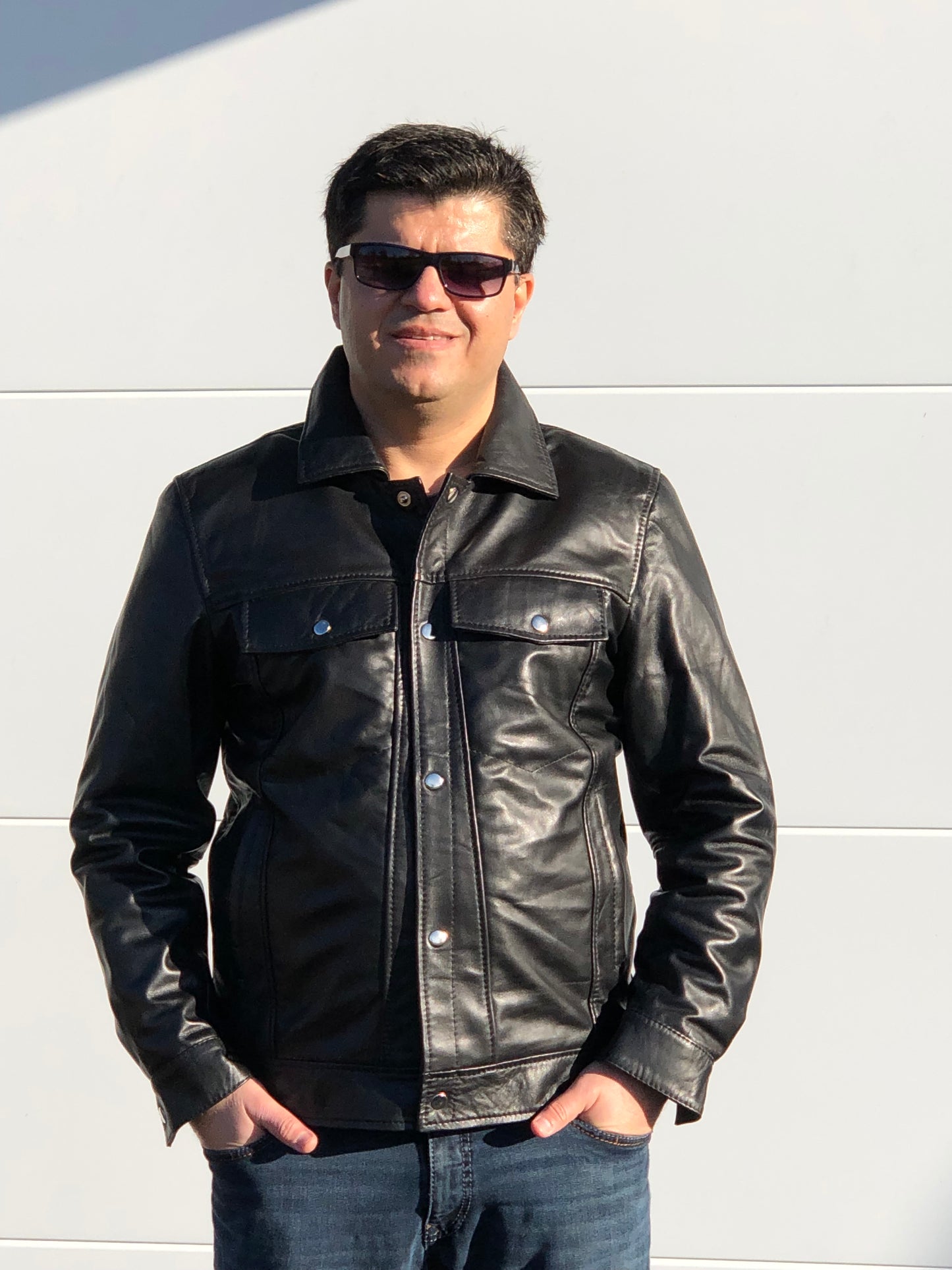 Dordrecht Mode Men Leather Jacket