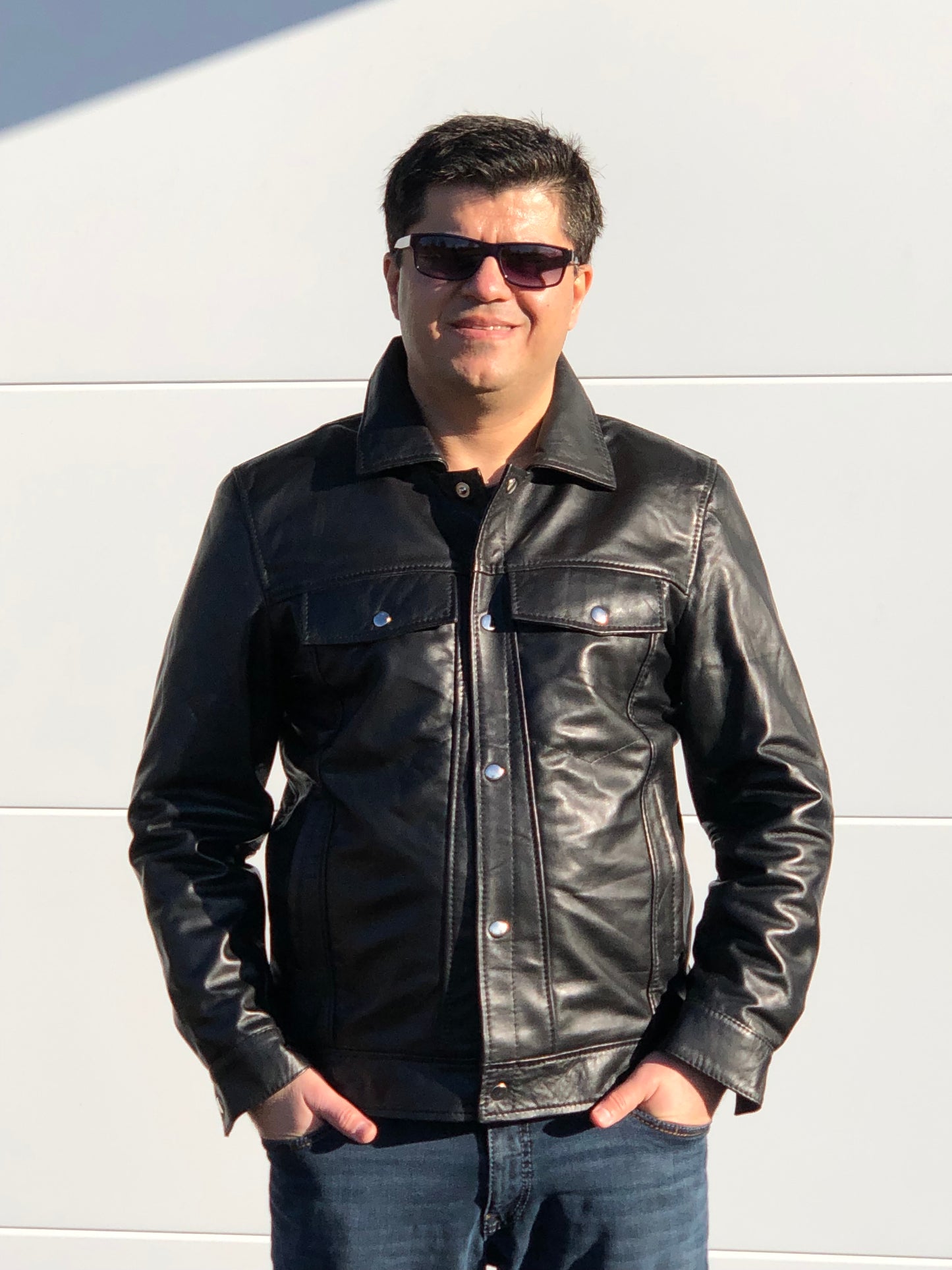 Dordrecht Mode Men Leather Jacket