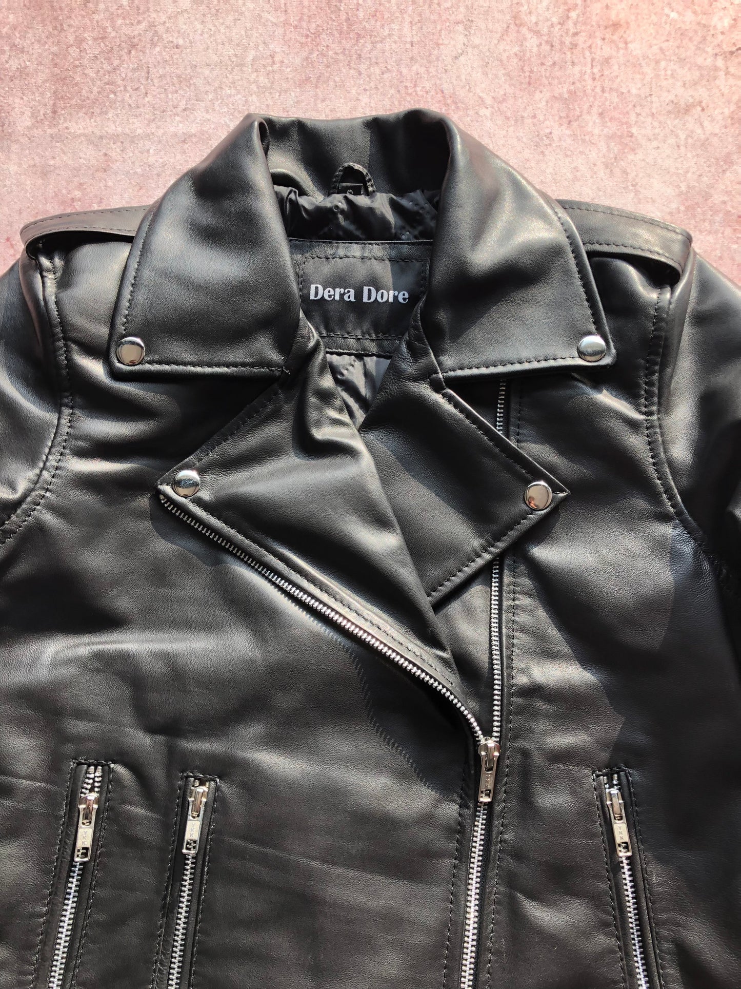 Amsterdam Bike Version Women leather jacket