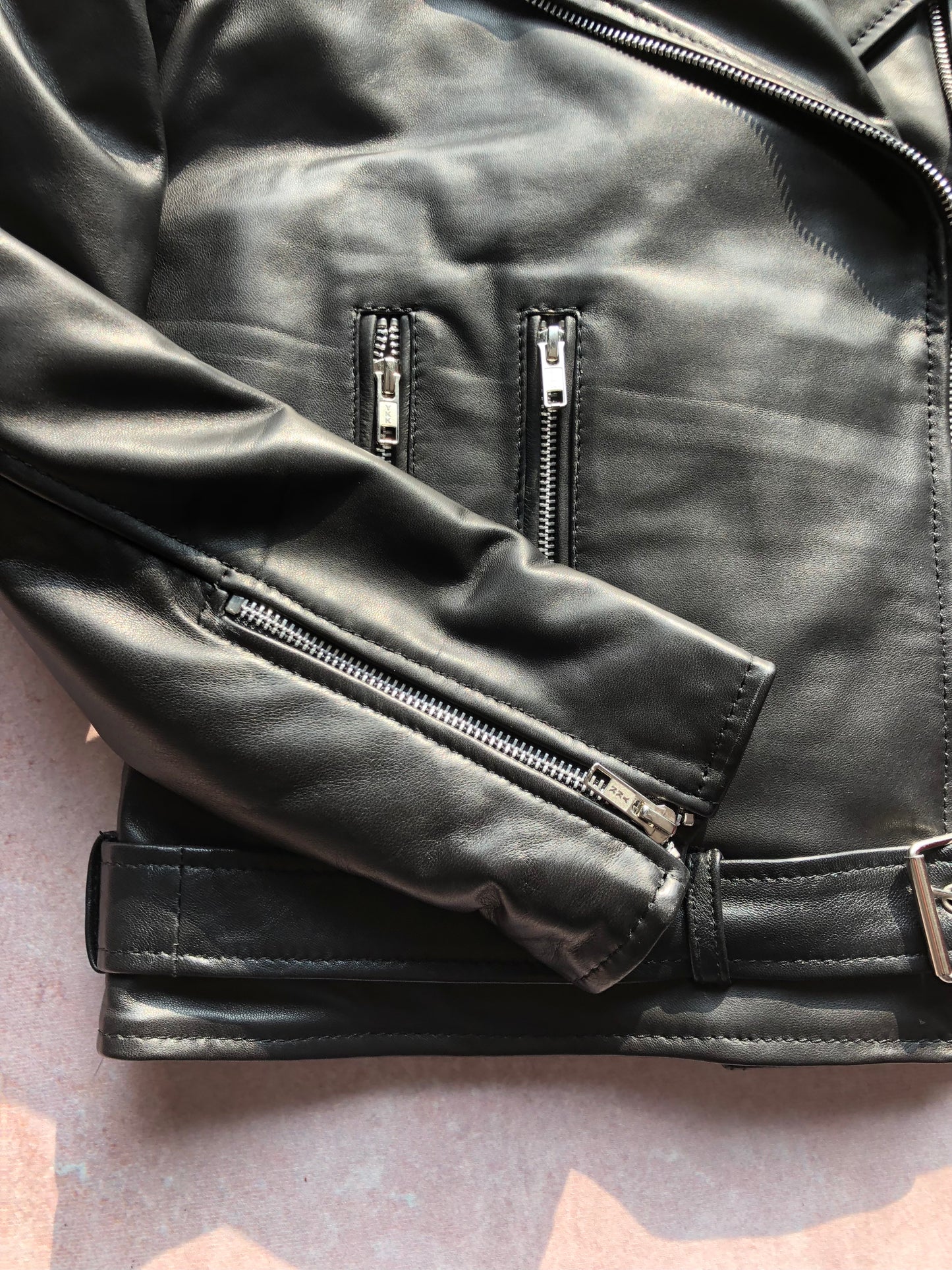 Amsterdam Bike Version Women leather jacket