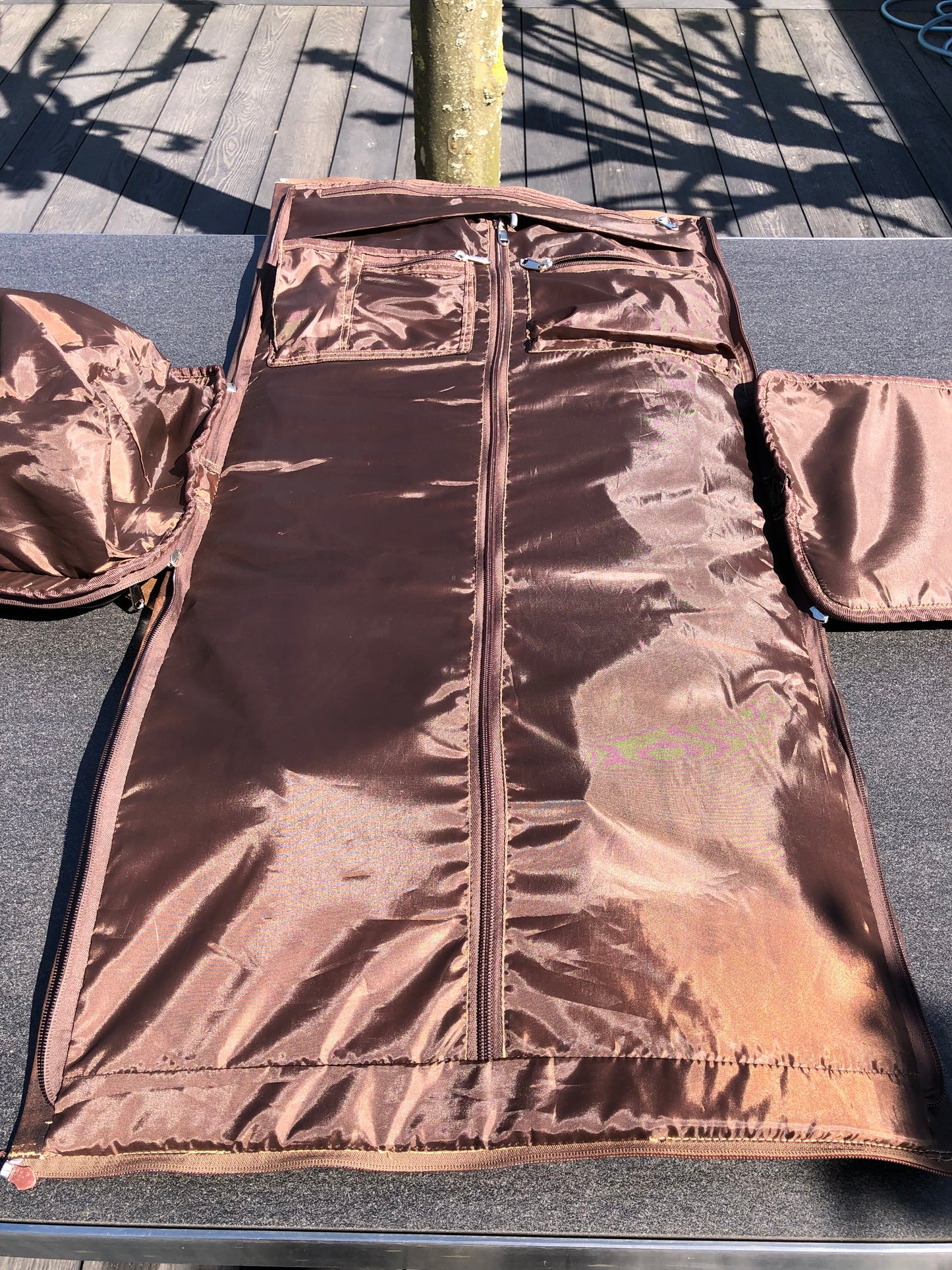 Multi-Function Leather Travelling Bag (coffee brown) 