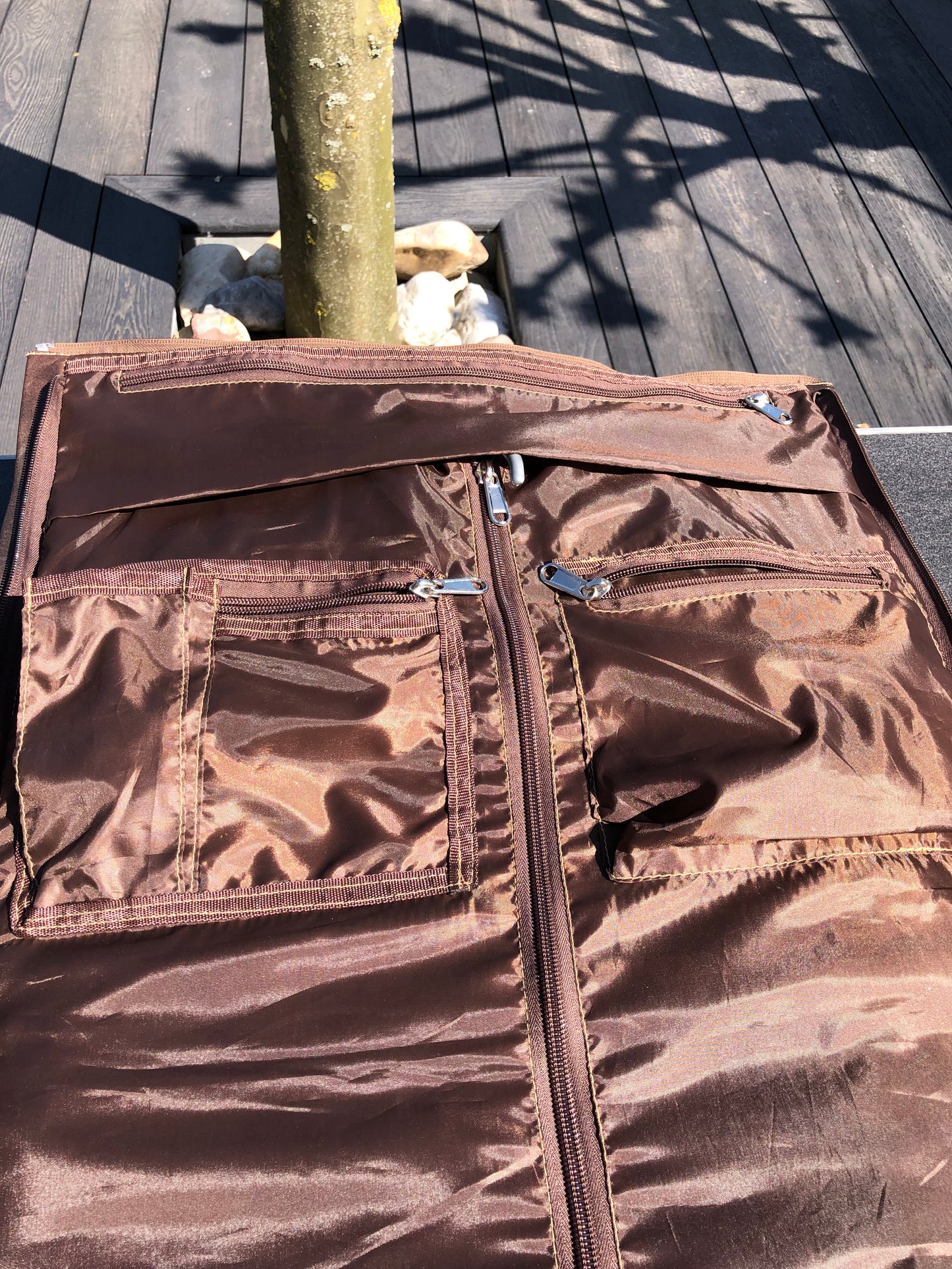 Multi-Function Leather Travelling Bag (coffee brown) 