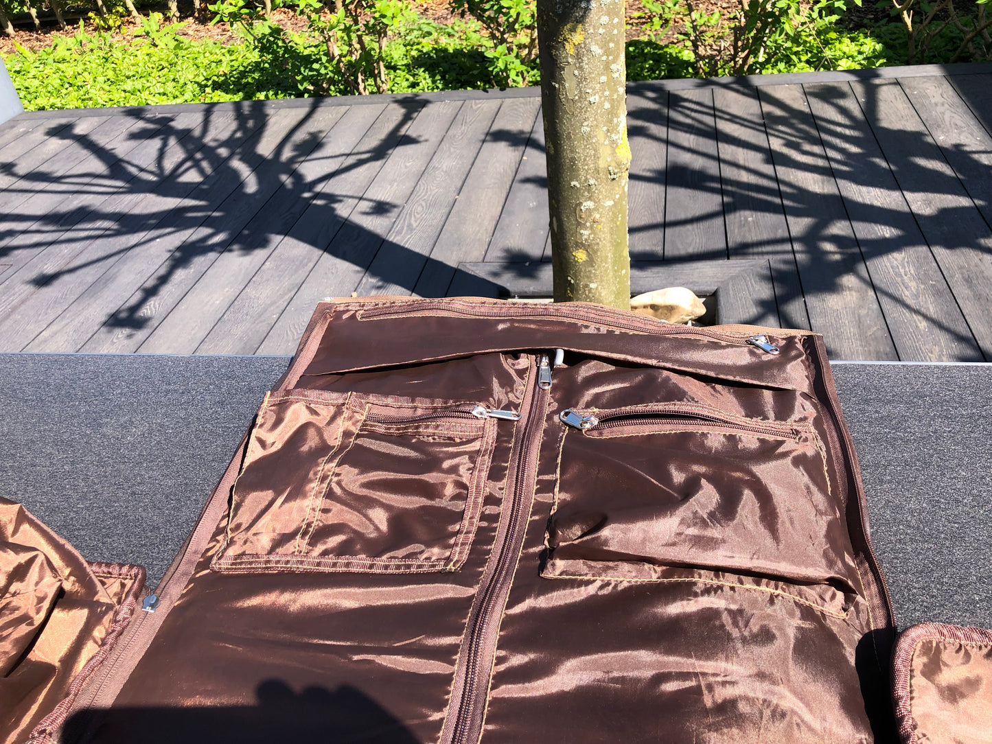 Multi-Function Leather Travelling Bag (coffee brown) 